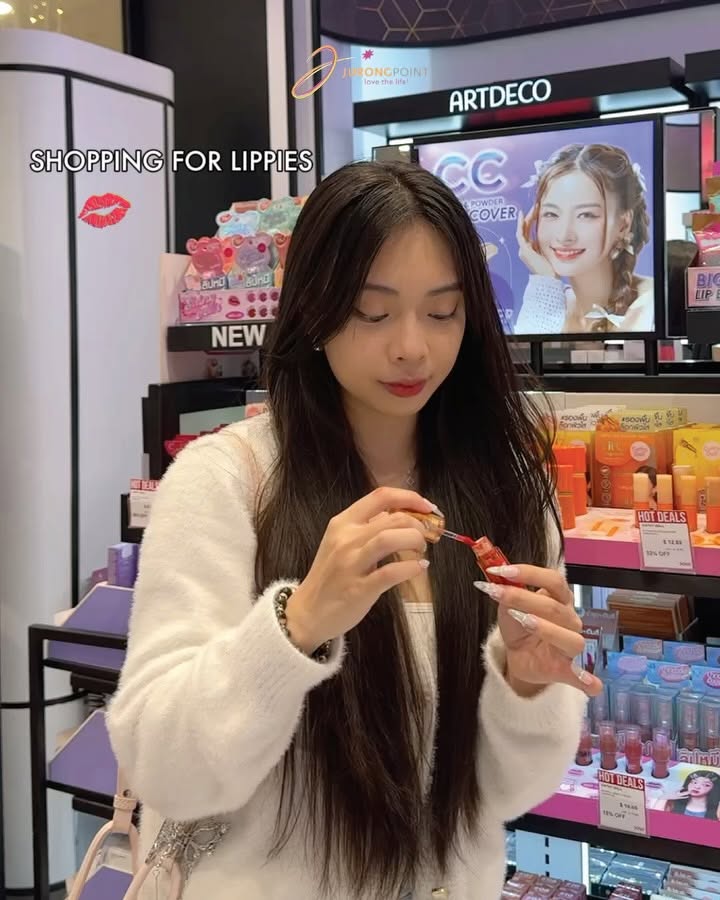 Hyo by Cathy Doll and Cyber Colors lip products at Sasa Jurong Point