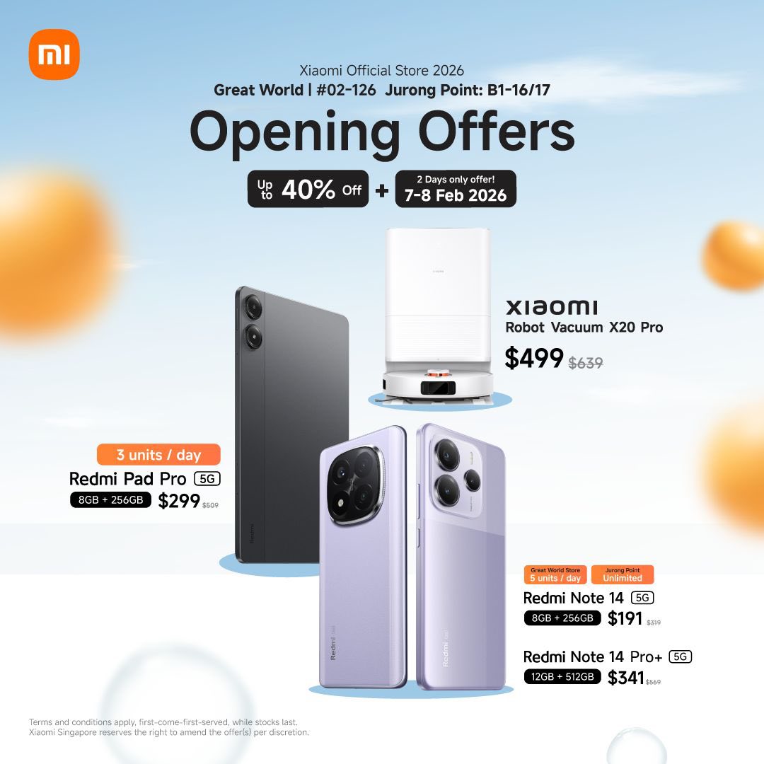Exclusive Xiaomi products on display