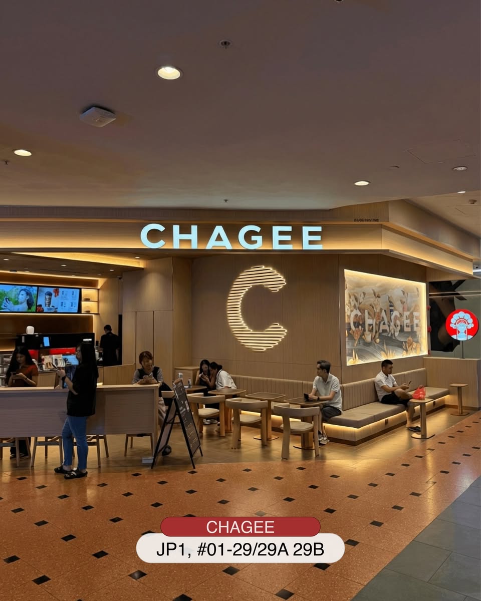 Close up of products available at Jurong Point