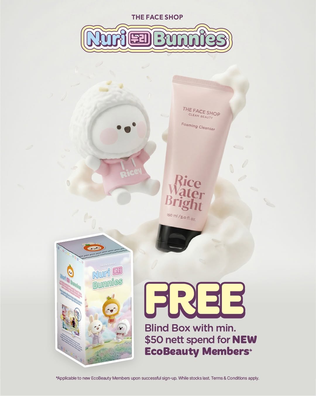THEFACESHOP Nuri Bunnies Limited Edition Blind Box Series