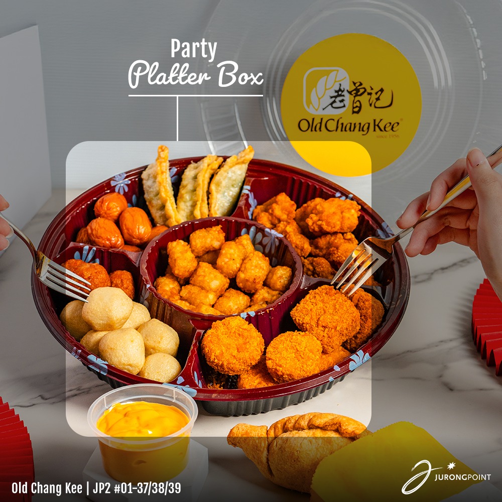 A spread of delicious Singaporean dishes.