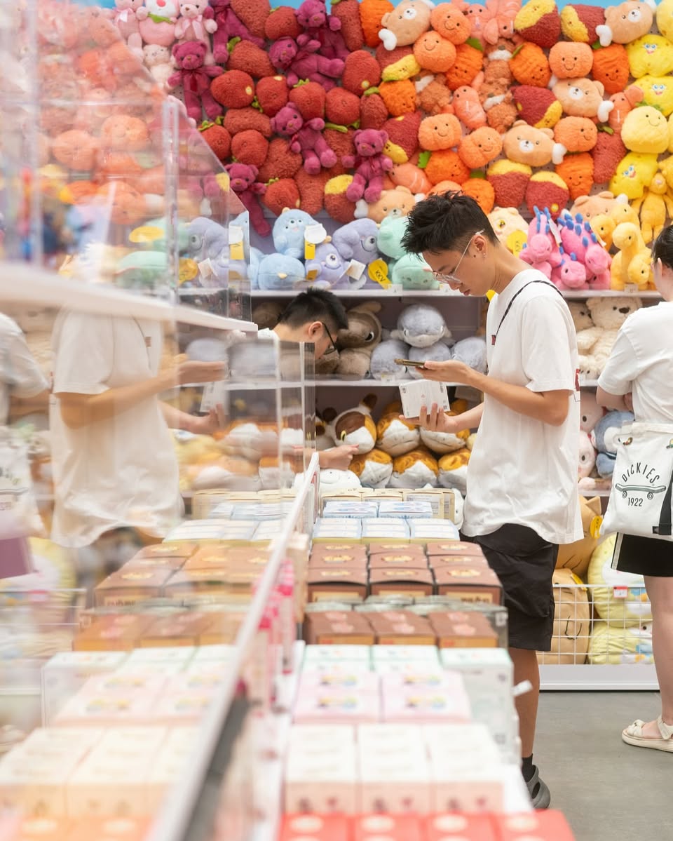A variety of lifestyle products on display