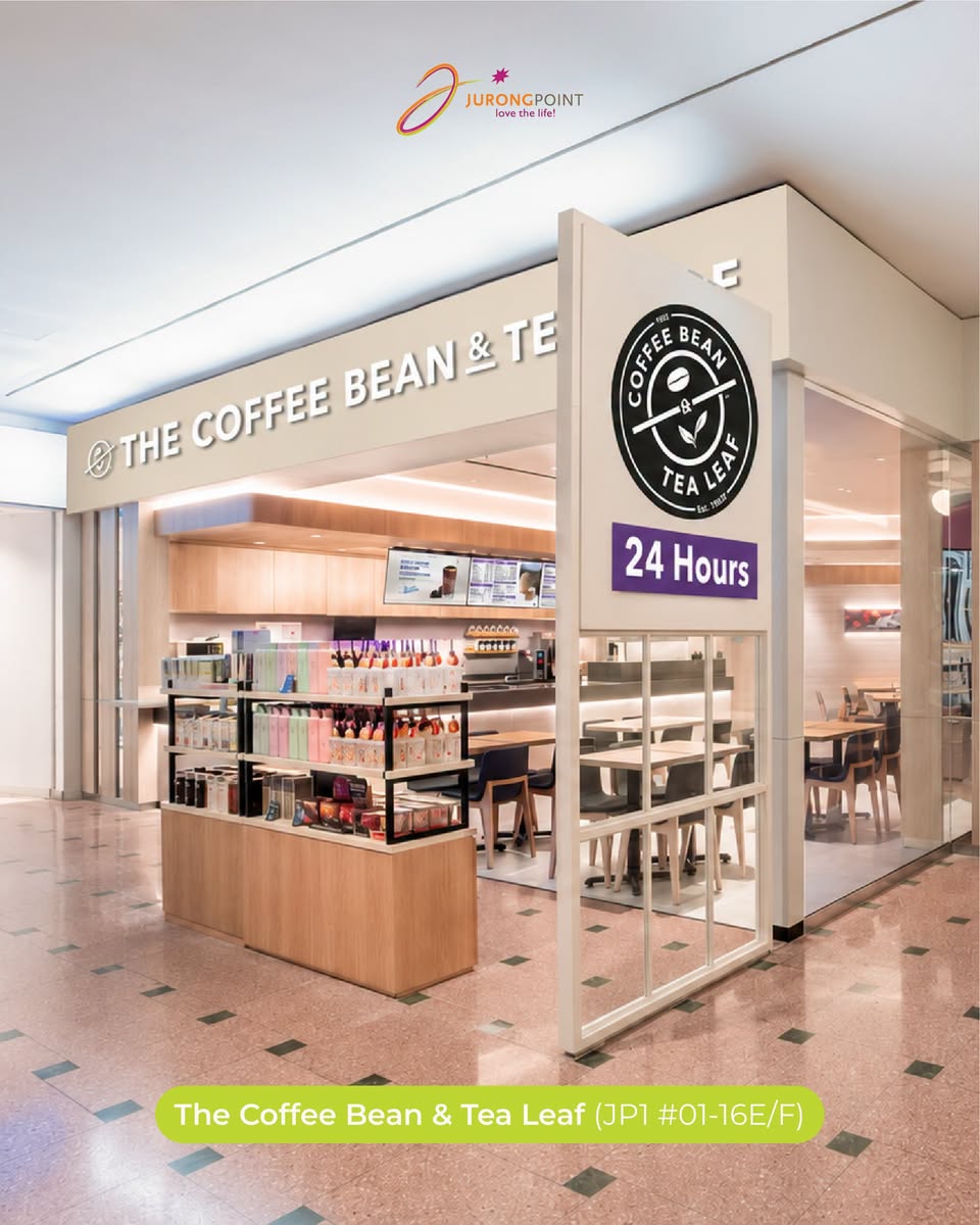 The Coffee Bean and Tea Leaf 24 hours at Jurong Point