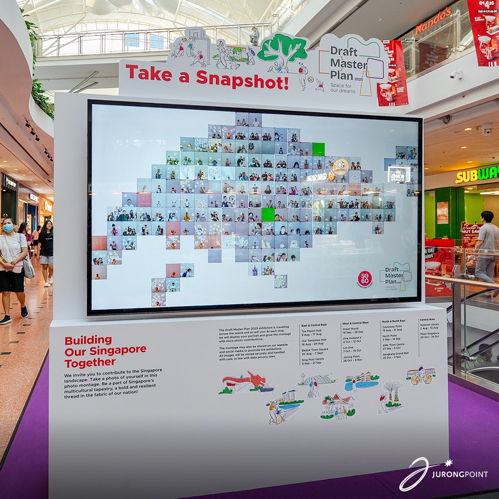 Visual representation of Singapore's Draft Master Plan 2025