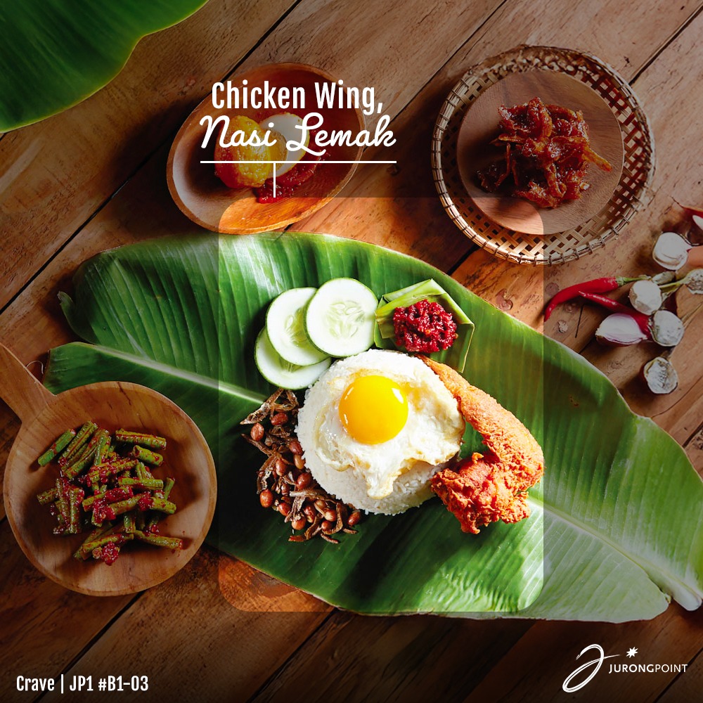 Assortment of local Singaporean delicacies.