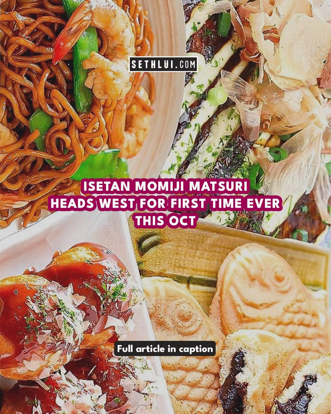 Isetan Momiji Matsuri Japanese food fair at Jurong Point