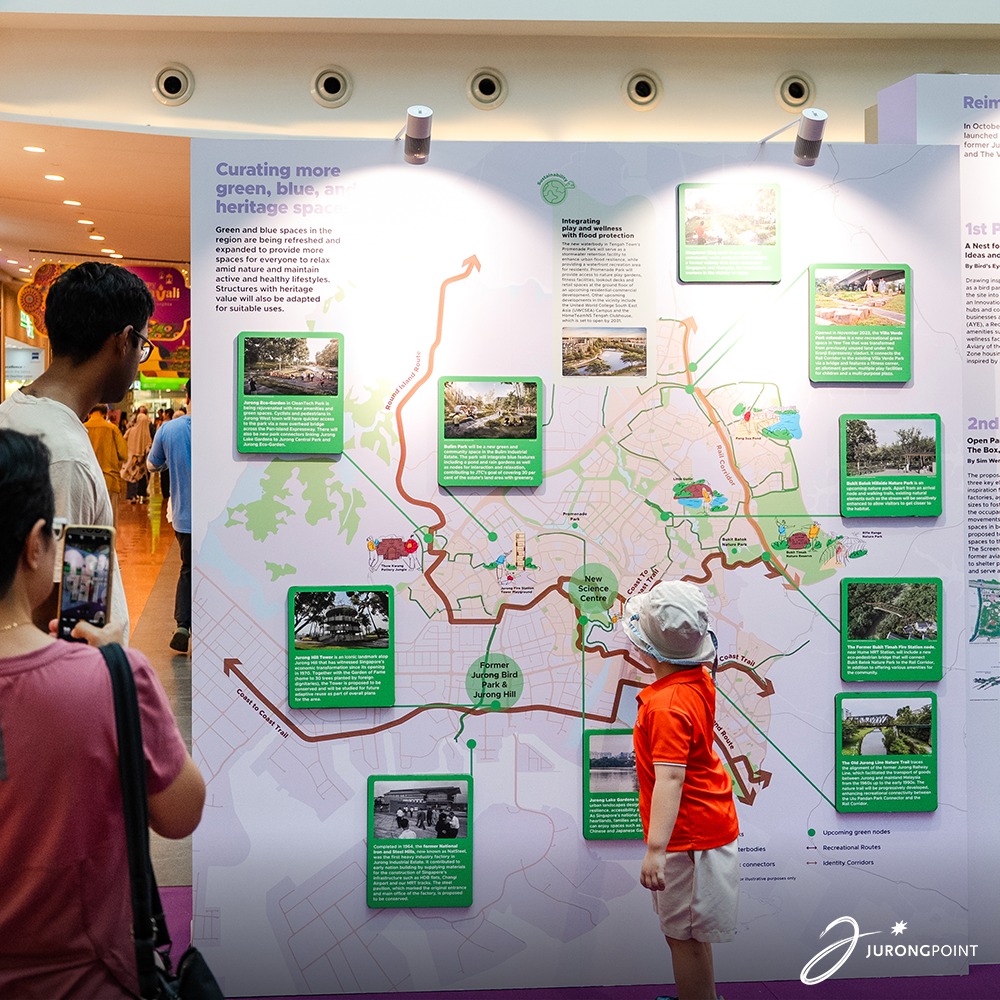 Concept art for a green and connected community space