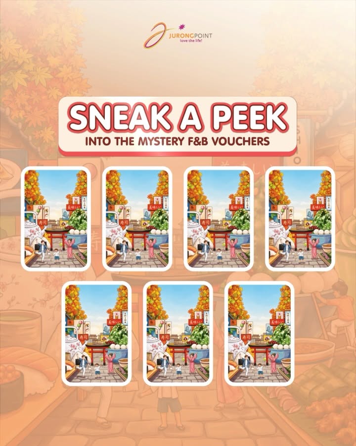 Sneak a peek into mystery F&B vouchers at Jurong Point