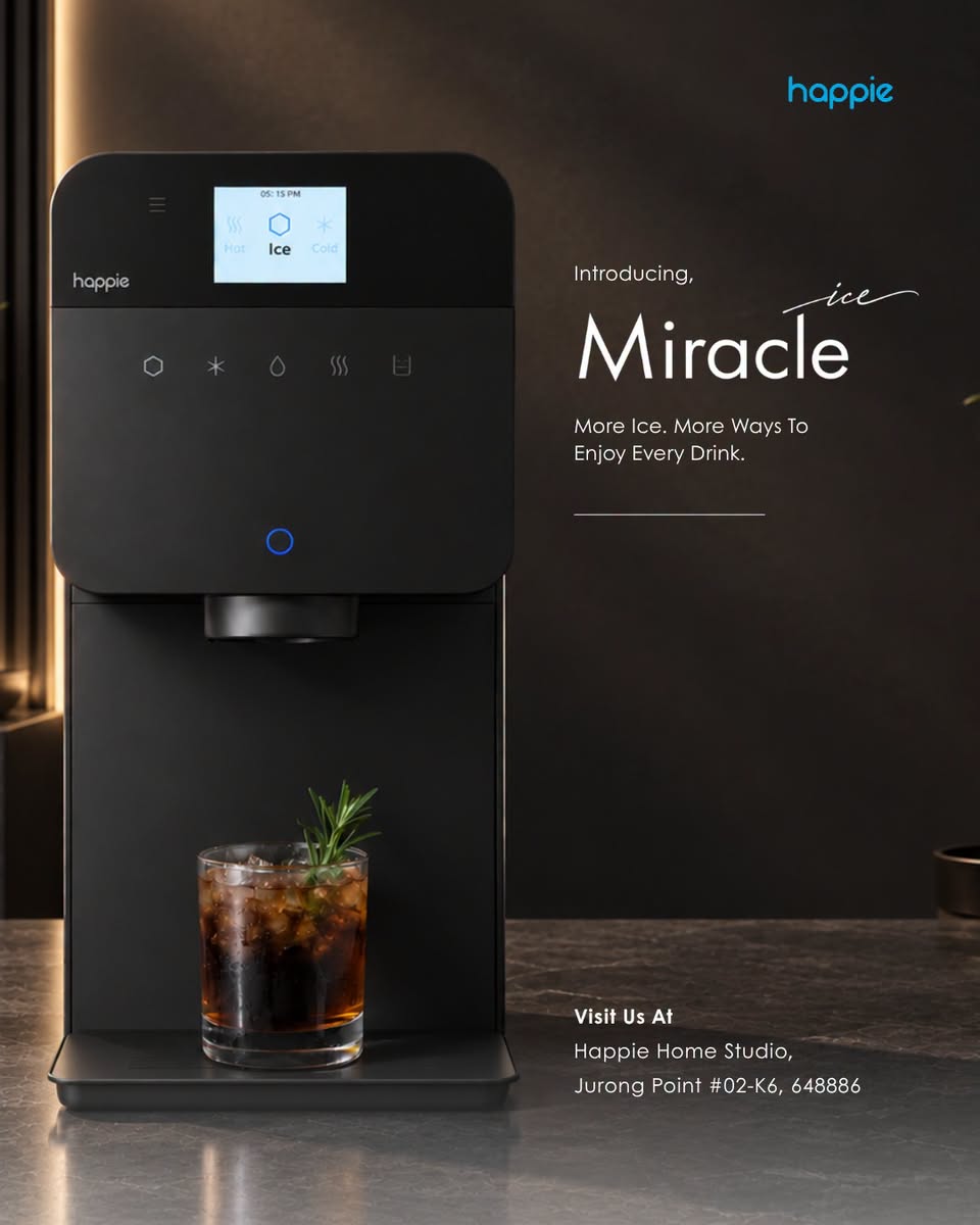 Happie Home Studio Miracle ice machine at Jurong Point