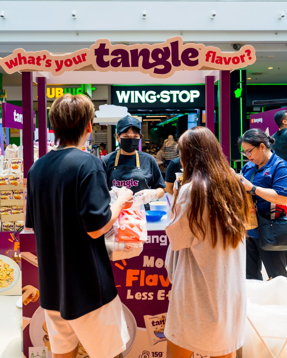 Tangle noodle pop-up stall at Samyang Roadshow