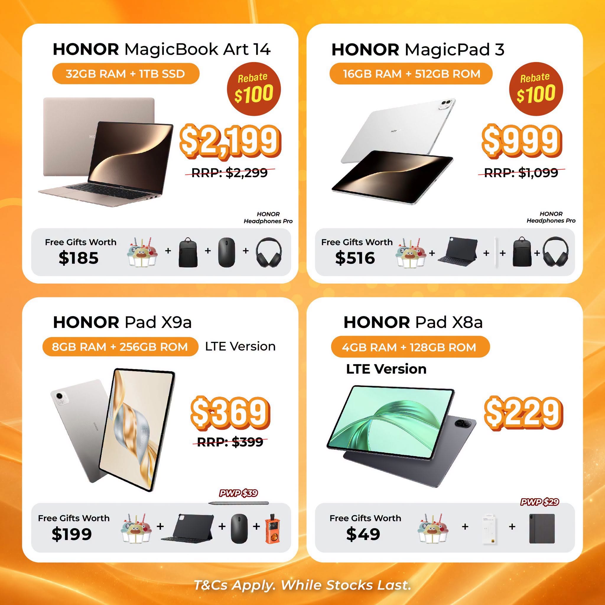 HONOR MagicBook and Tablet Deals