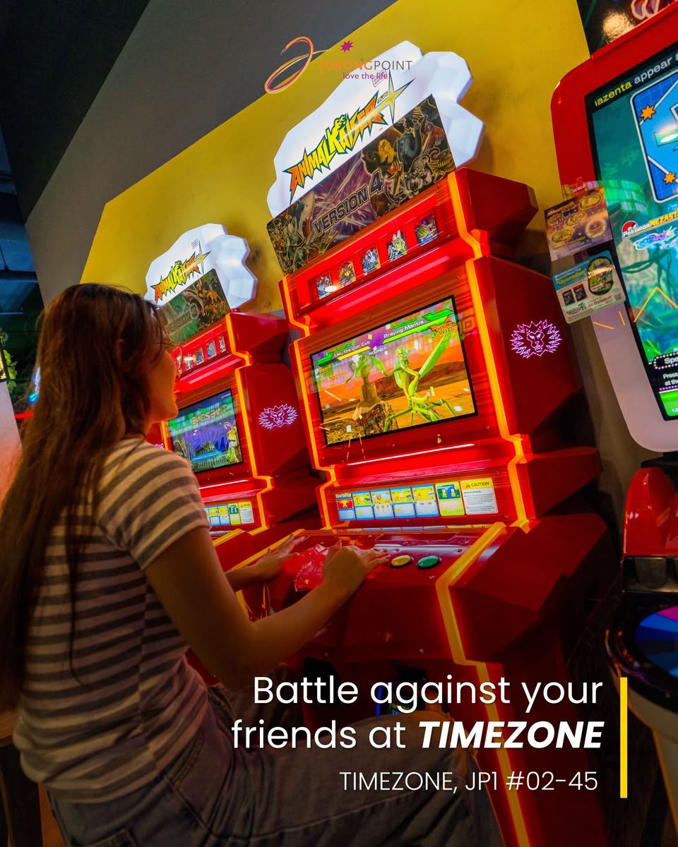Timezone arcade at Jurong Point with Mortal Kombat cabinets