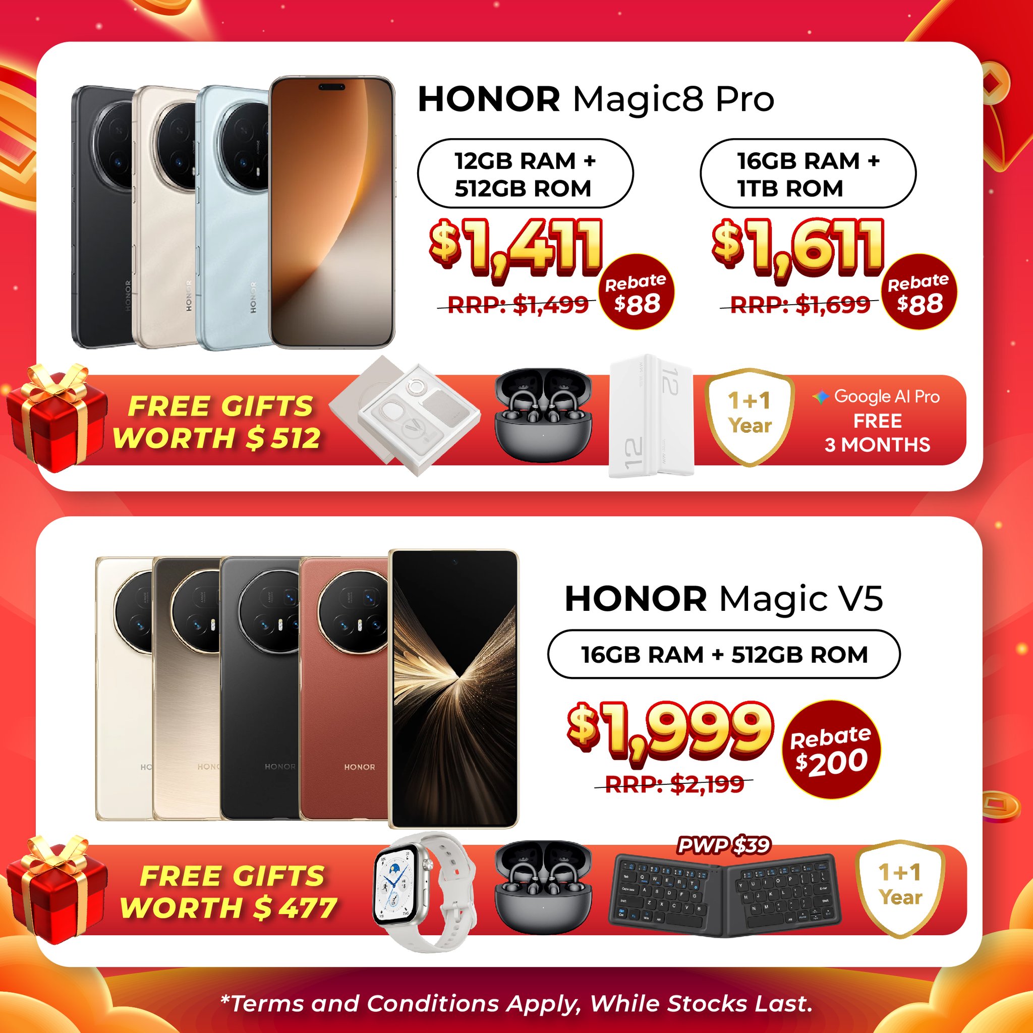 Discounted HONOR accessories and power banks
