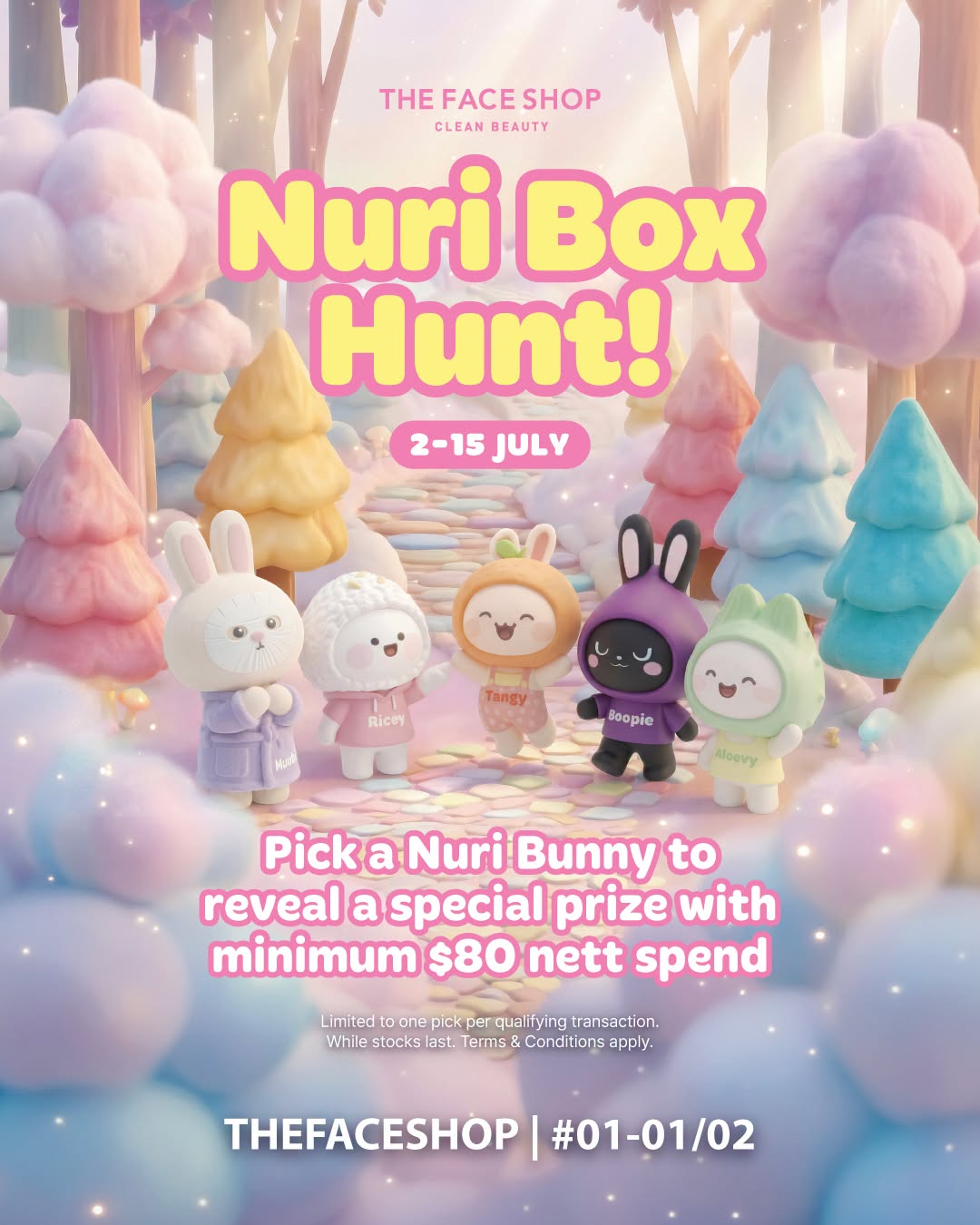 THE FACE SHOP Nuri Box Hunt promotion at Jurong Point