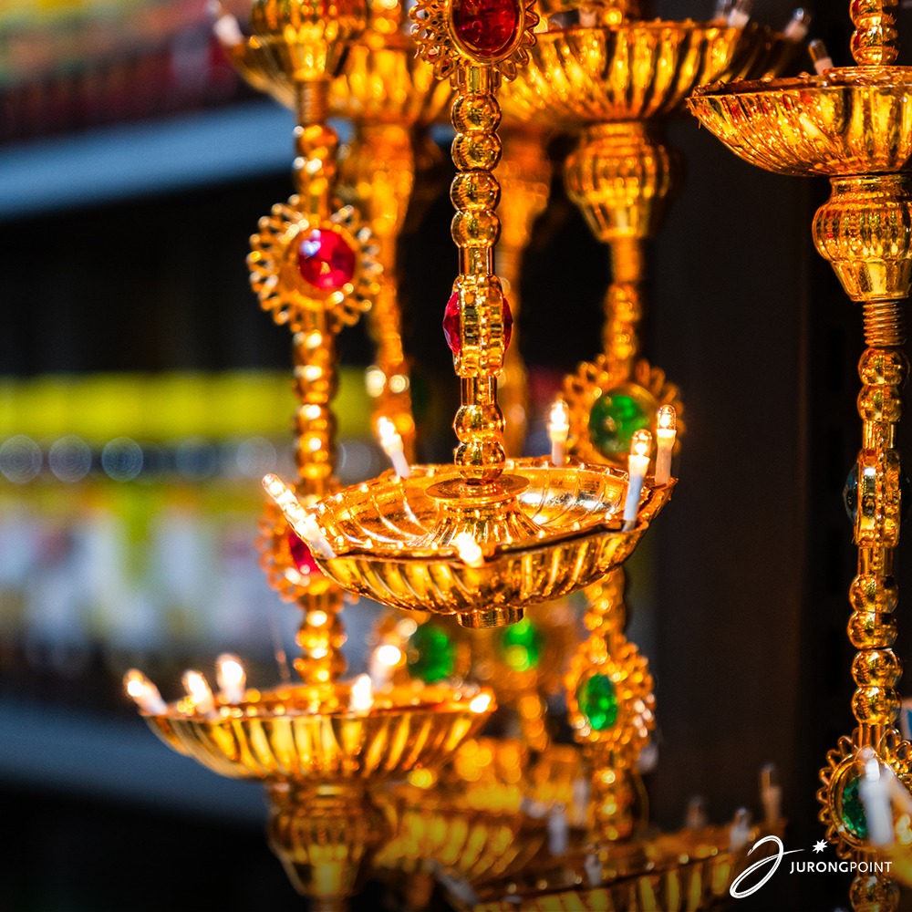 Traditional Deepavali sweets and snacks arranged attractively