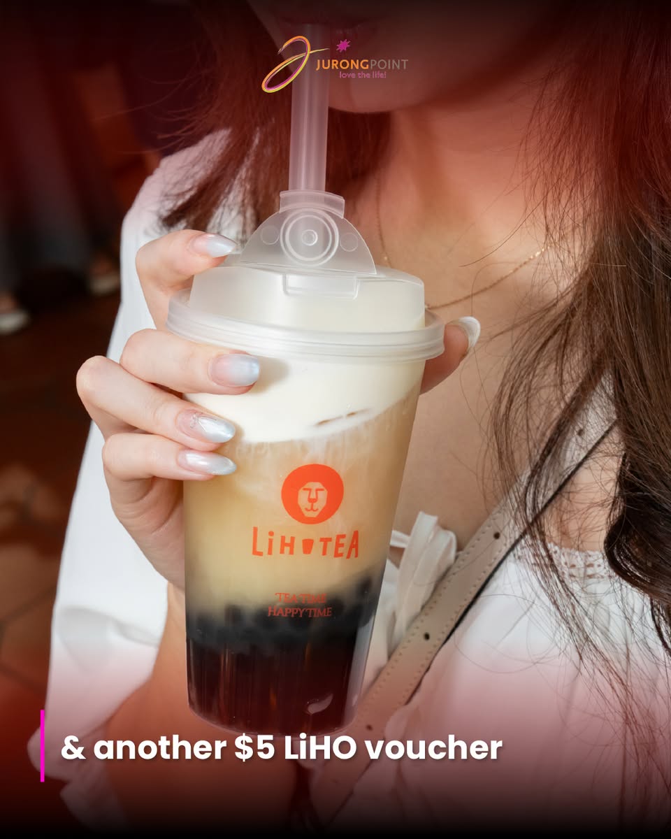 LiHO TEA $5 voucher at Jurong Point