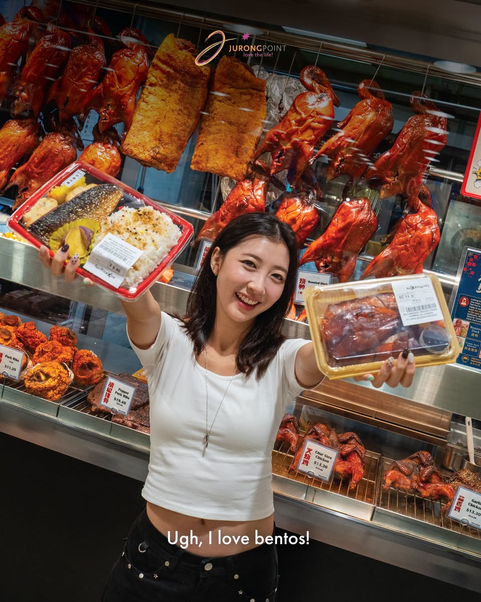 Roasted meat and bento products at Jurong Point