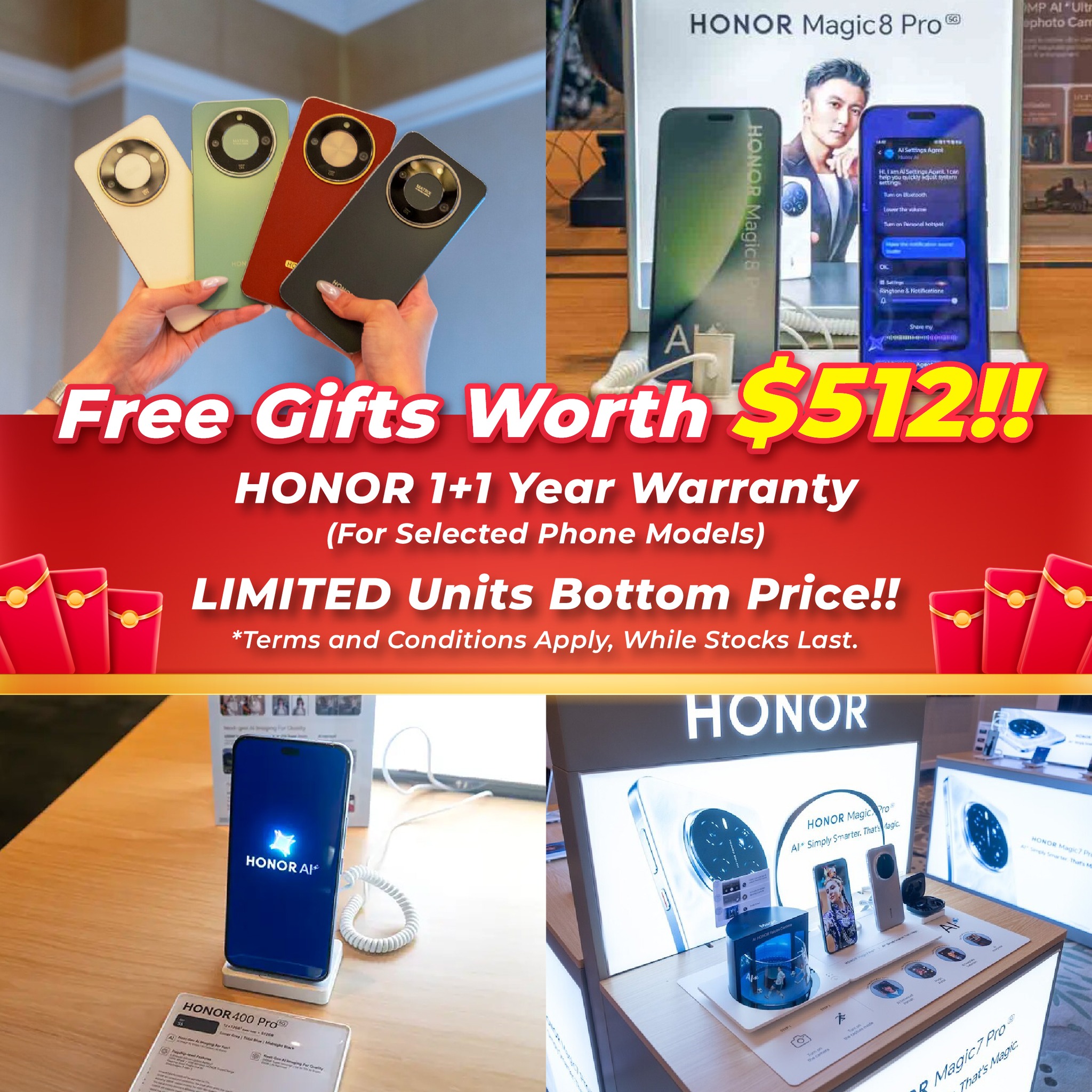 HONOR Chinese New Year Roadshow at Jurong Point