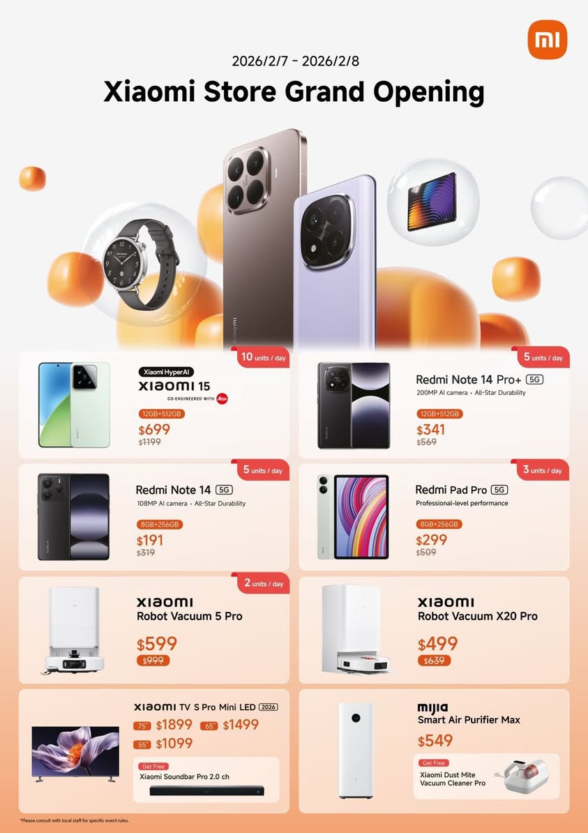 Xiaomi grand opening celebration event