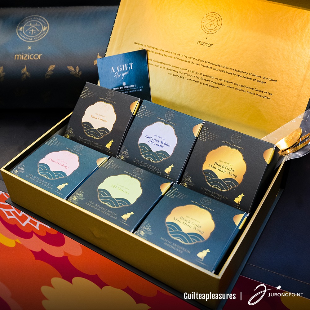 Modern, unique mooncake flavours with intricate designs