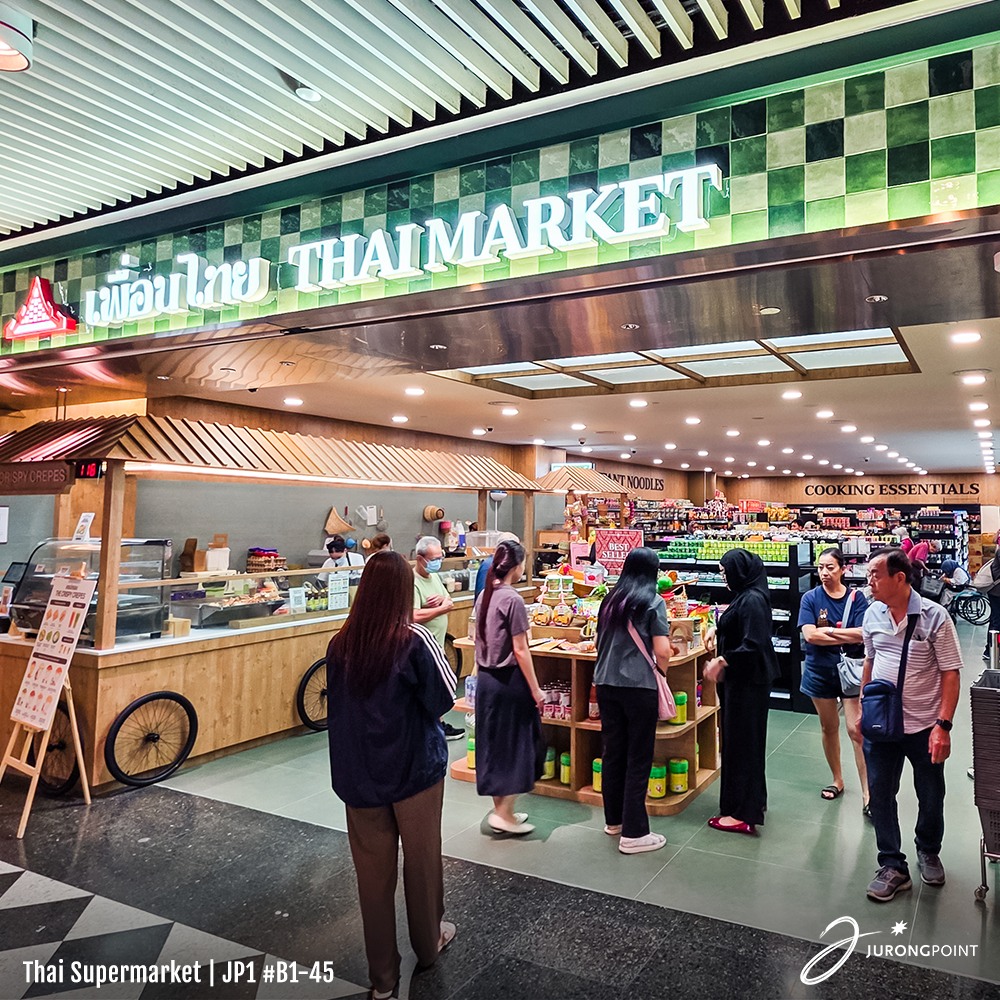 Interior shot of the Thai Supermarket showcasing a variety of products