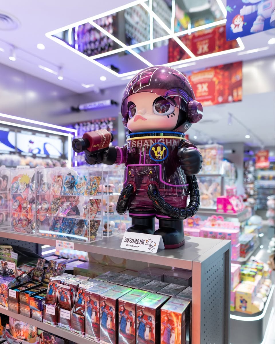 The vibrant storefront of Pop Play Planet at Jurong Point