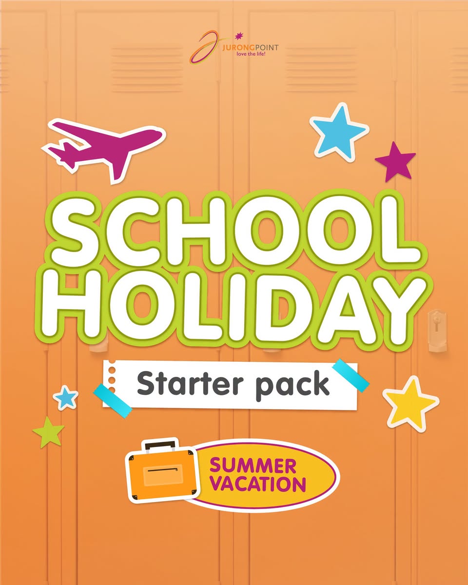 School holiday starter pack at Jurong Point