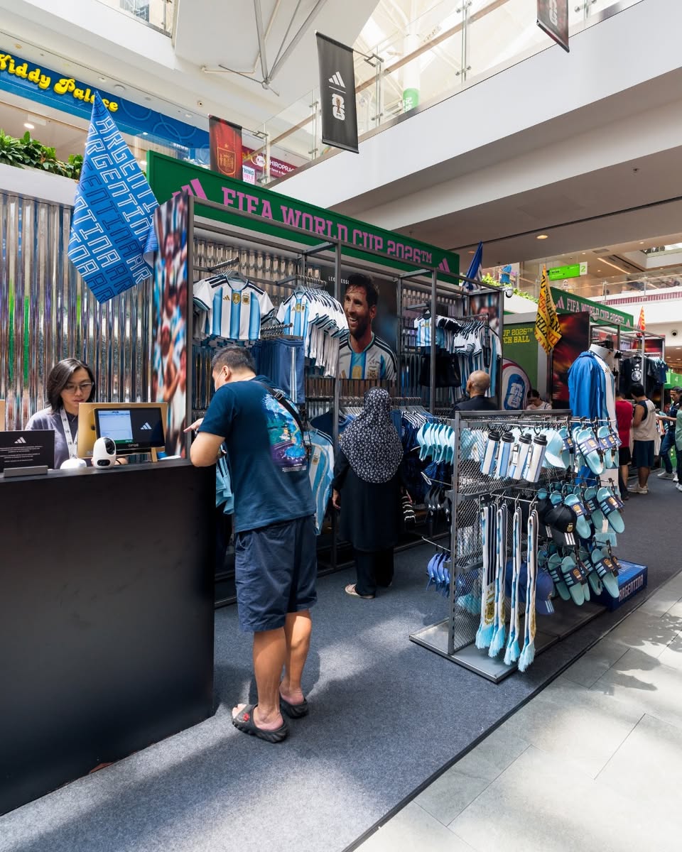 FIFA World Cup Qatar 2022 merchandise stall