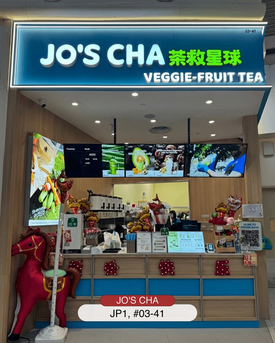 Dining area of a new restaurant at Jurong Point