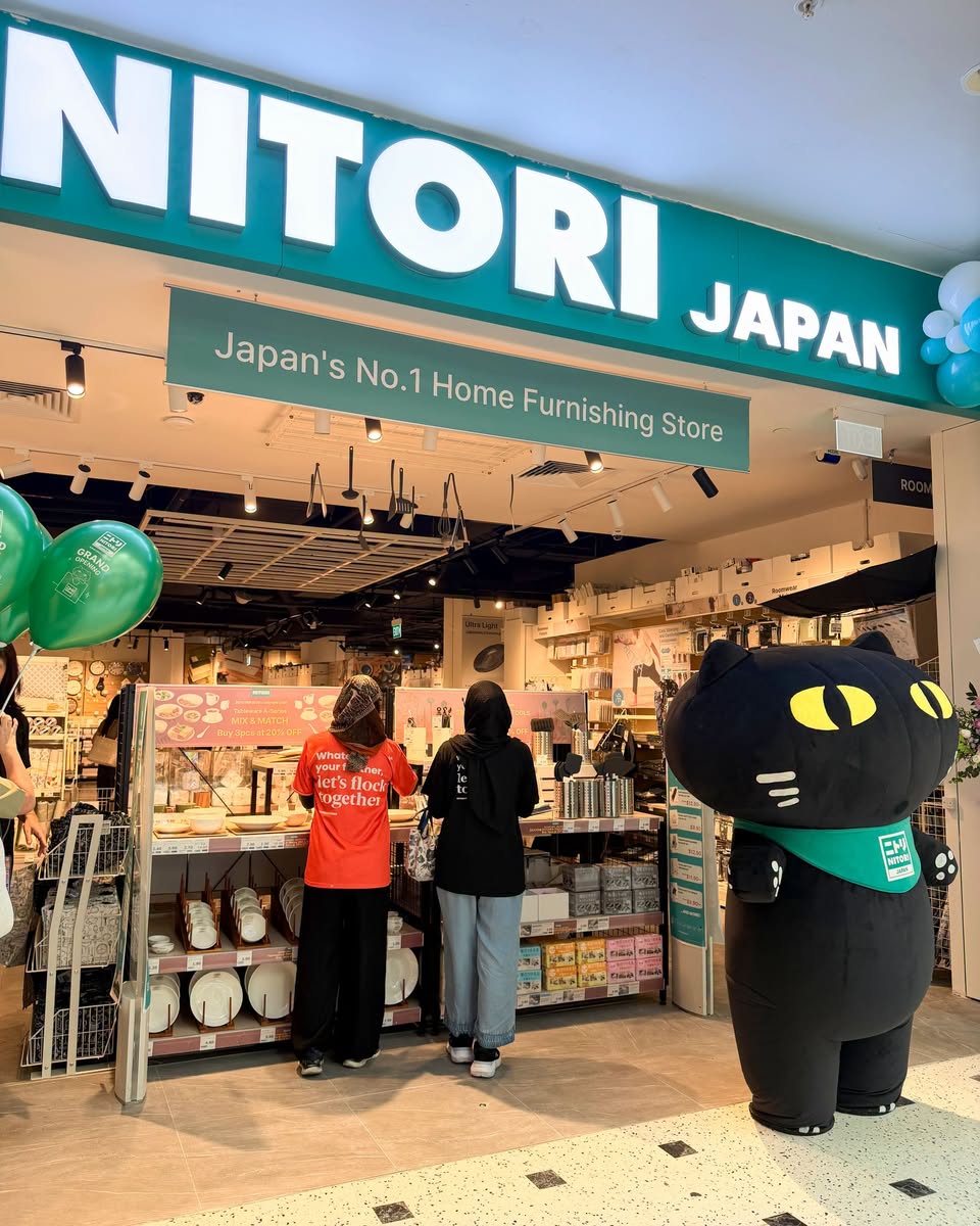 NITORI storefront at Jurong Point
