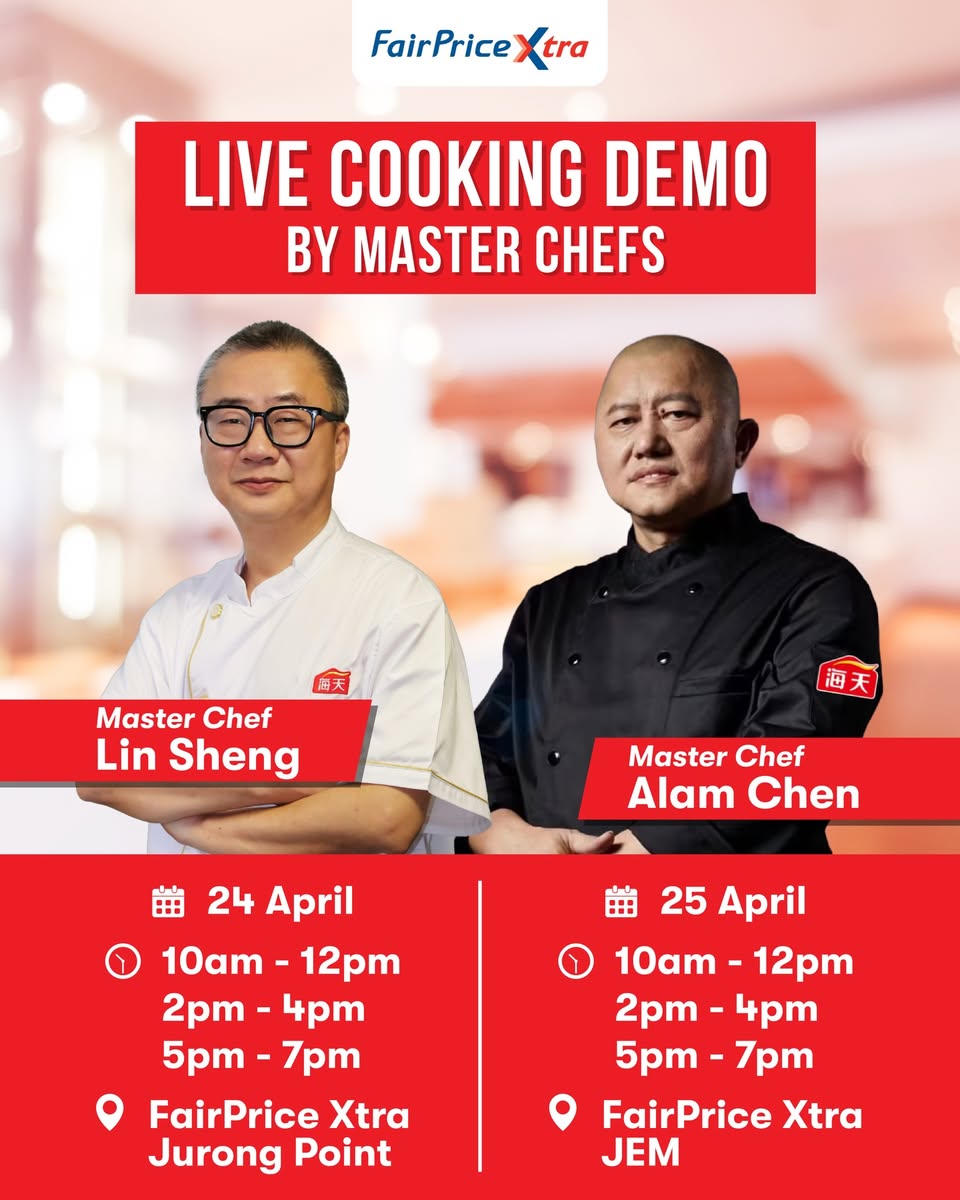 A display of authentic Chinese culinary delights at the Jurong Point event