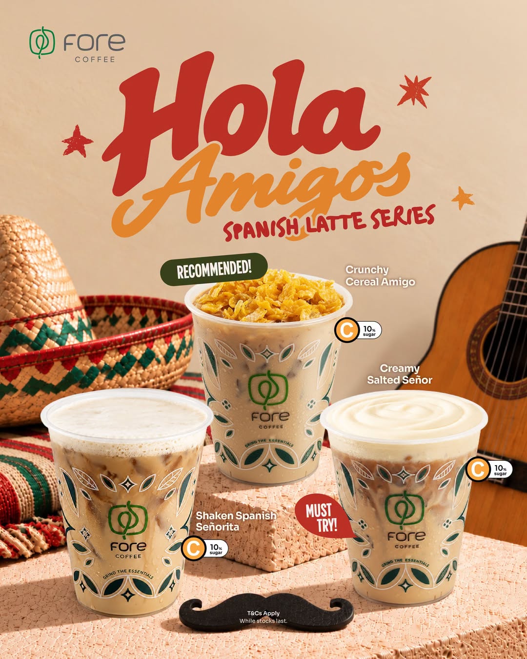 Fore Coffee Spanish Latte series at Jurong Point