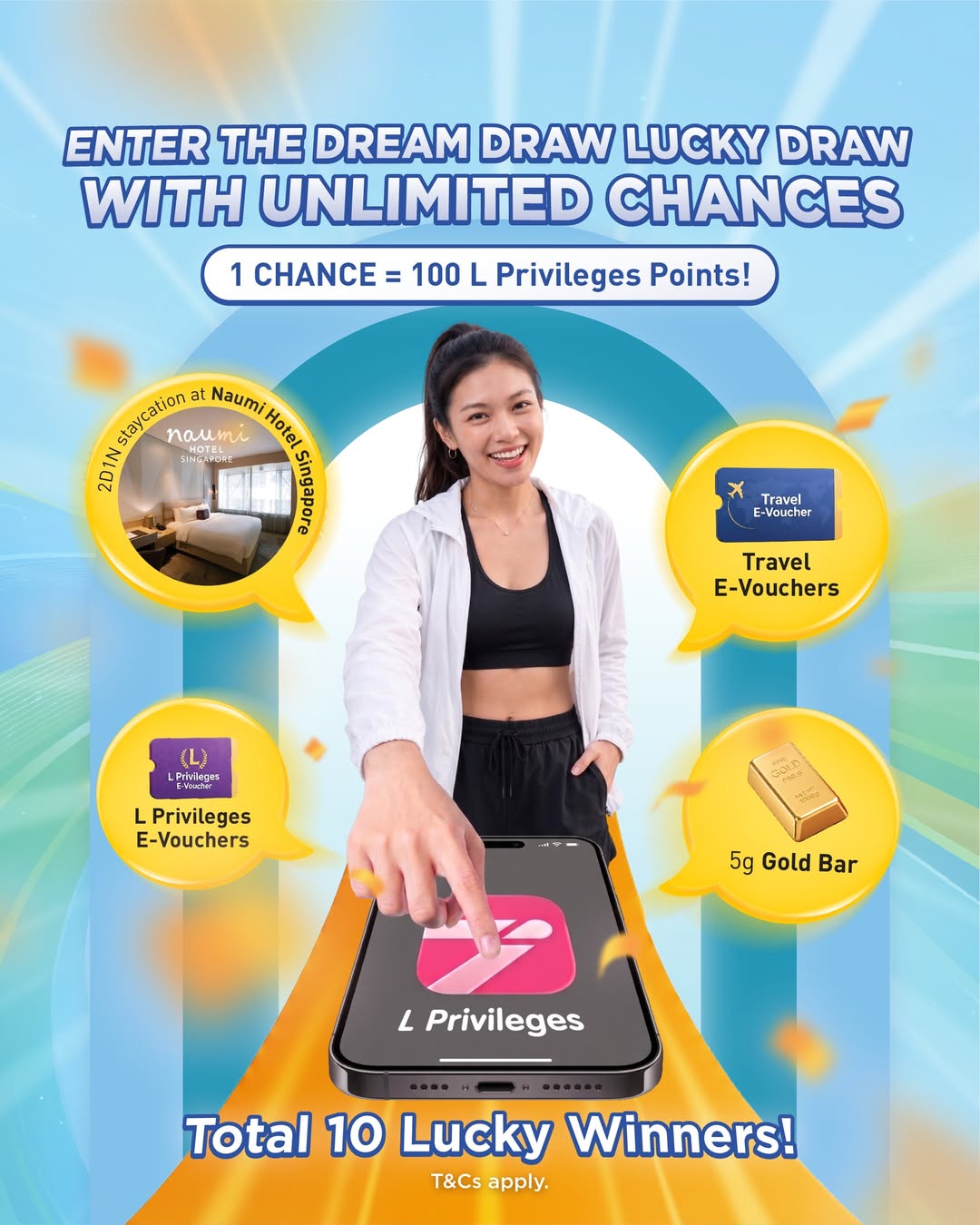 L Privileges Dream Draw Lucky Draw with unlimited chances