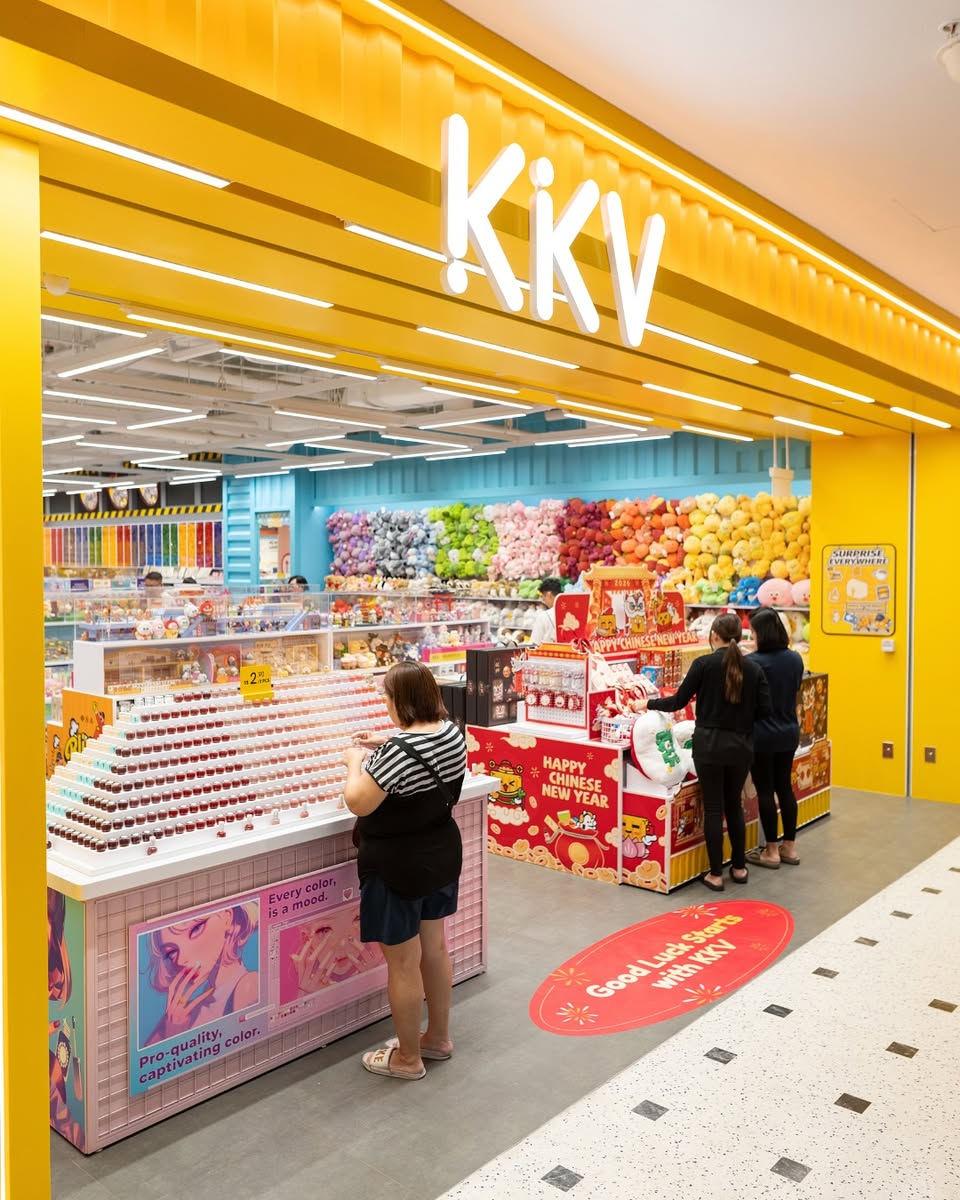 Aisles of trendy accessories and beauty items