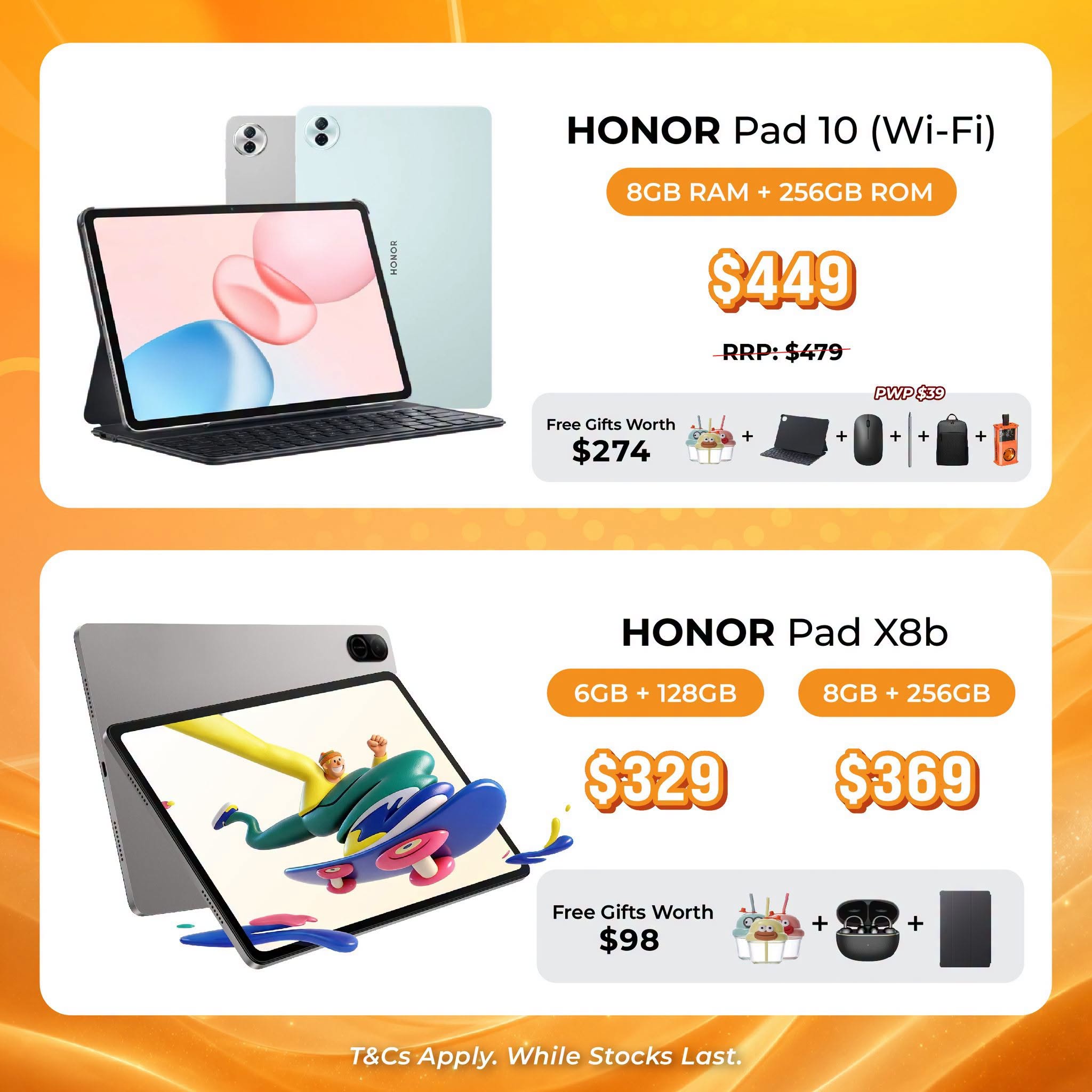 HONOR Pad 10 and Pad X8b Deals