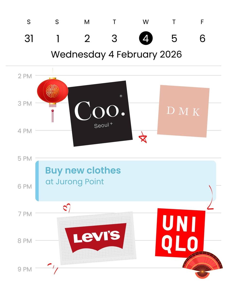 Chinese New Year shopping displays