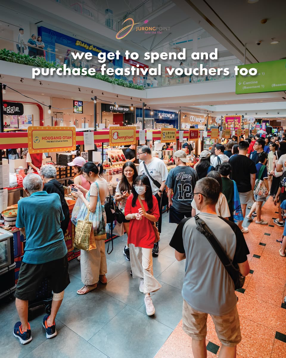 Food vendors at Jurong Point Food Feastival