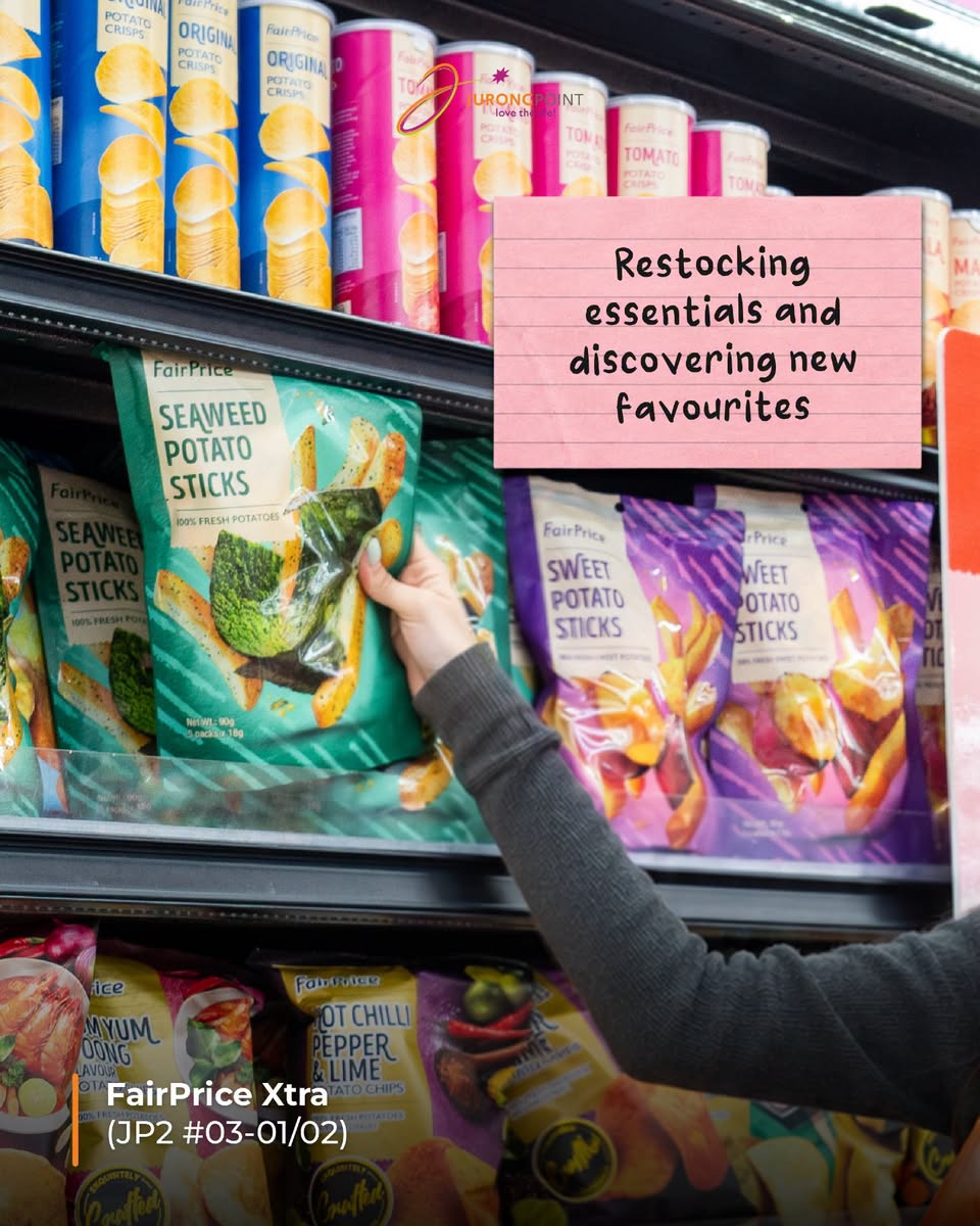 FairPrice Xtra snacks at Jurong Point