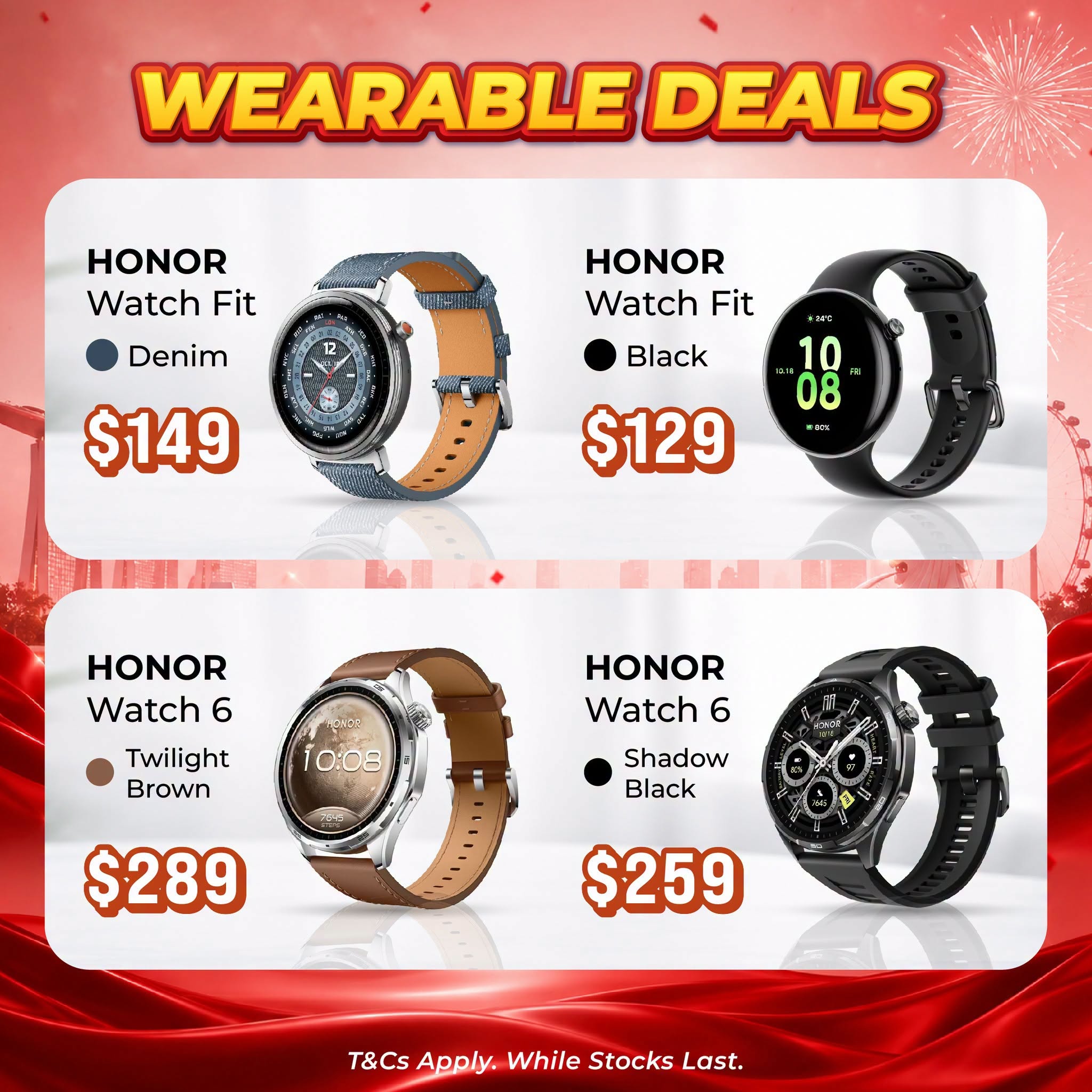 HONOR wearable deals