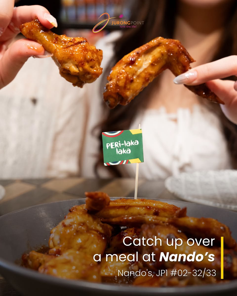 Nando's peri-laka laka chicken wings at Jurong Point