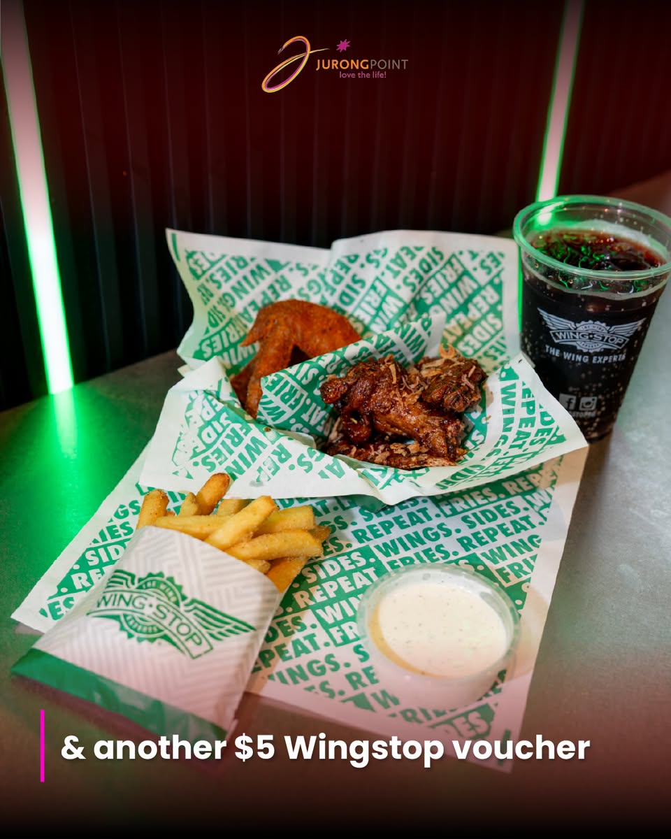 Wingstop $5 voucher at Jurong Point