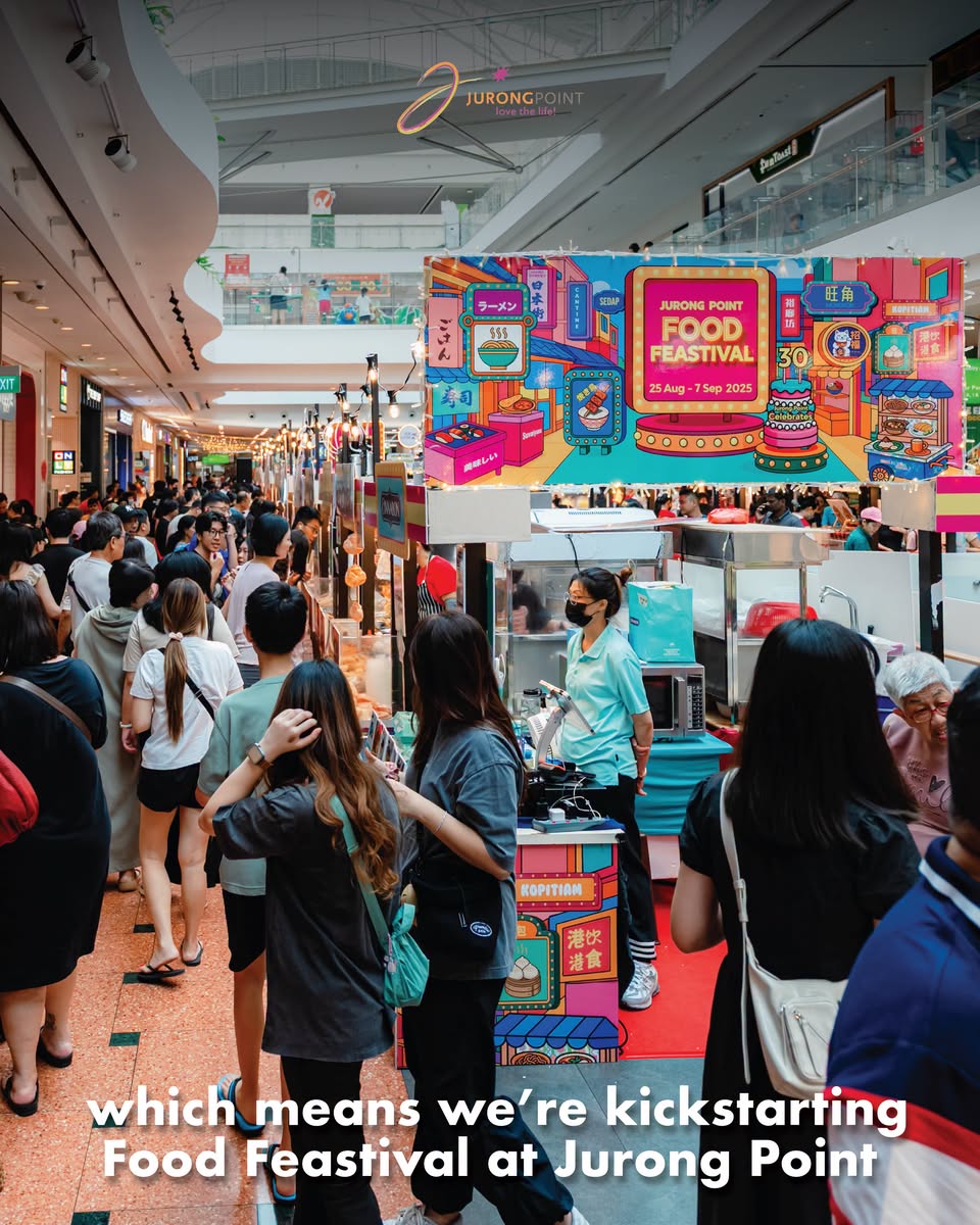 Jurong Point Food Festival stalls
