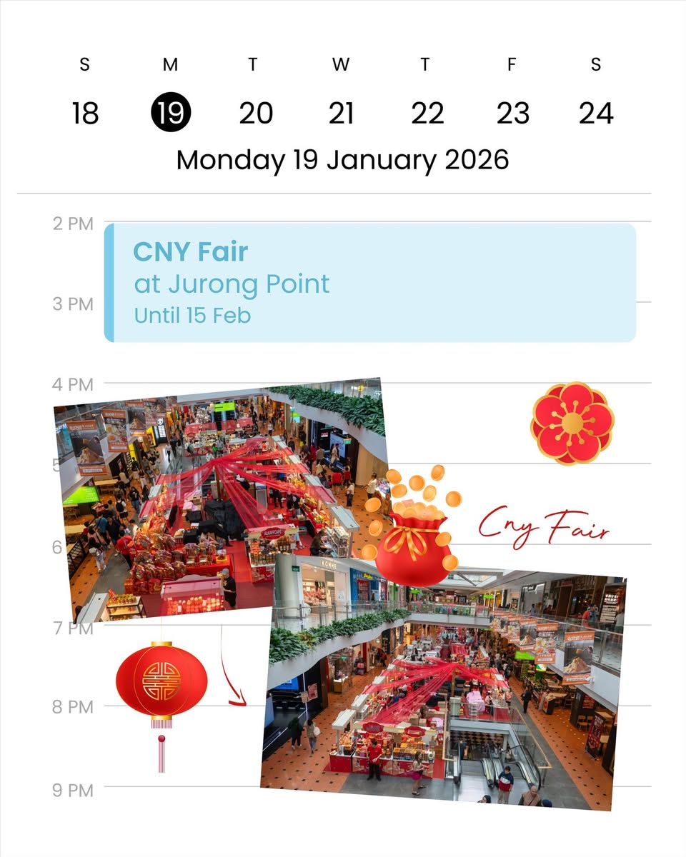 Shoppers browsing a traditional Lunar New Year fair