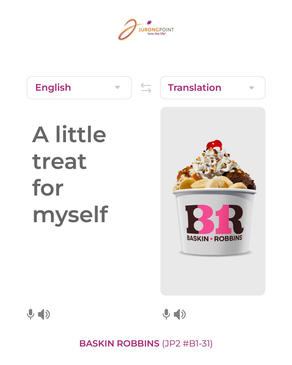 Baskin Robbins ice cream at Jurong Point