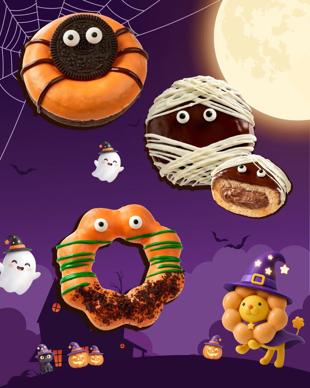 Mister Donut Halloween donuts at Jurong Point