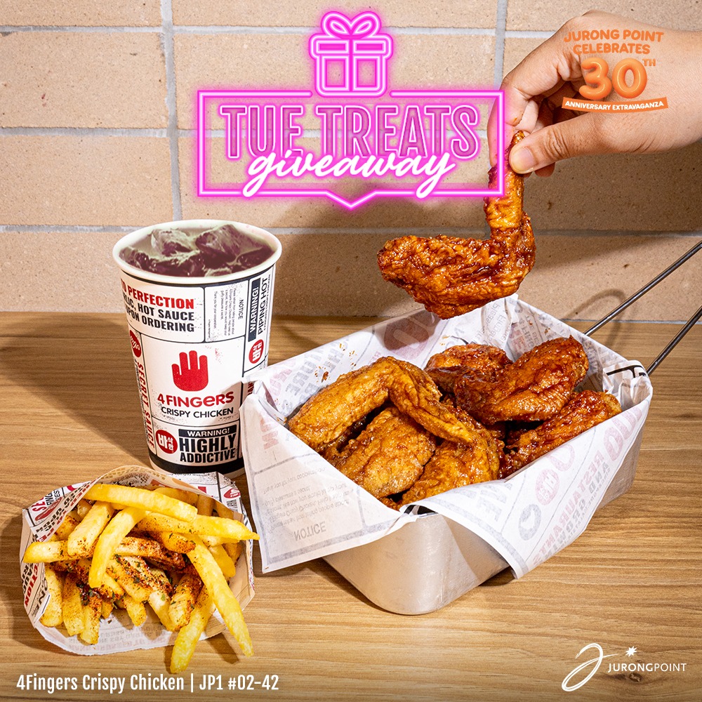 Delicious crispy chicken from 4Fingers