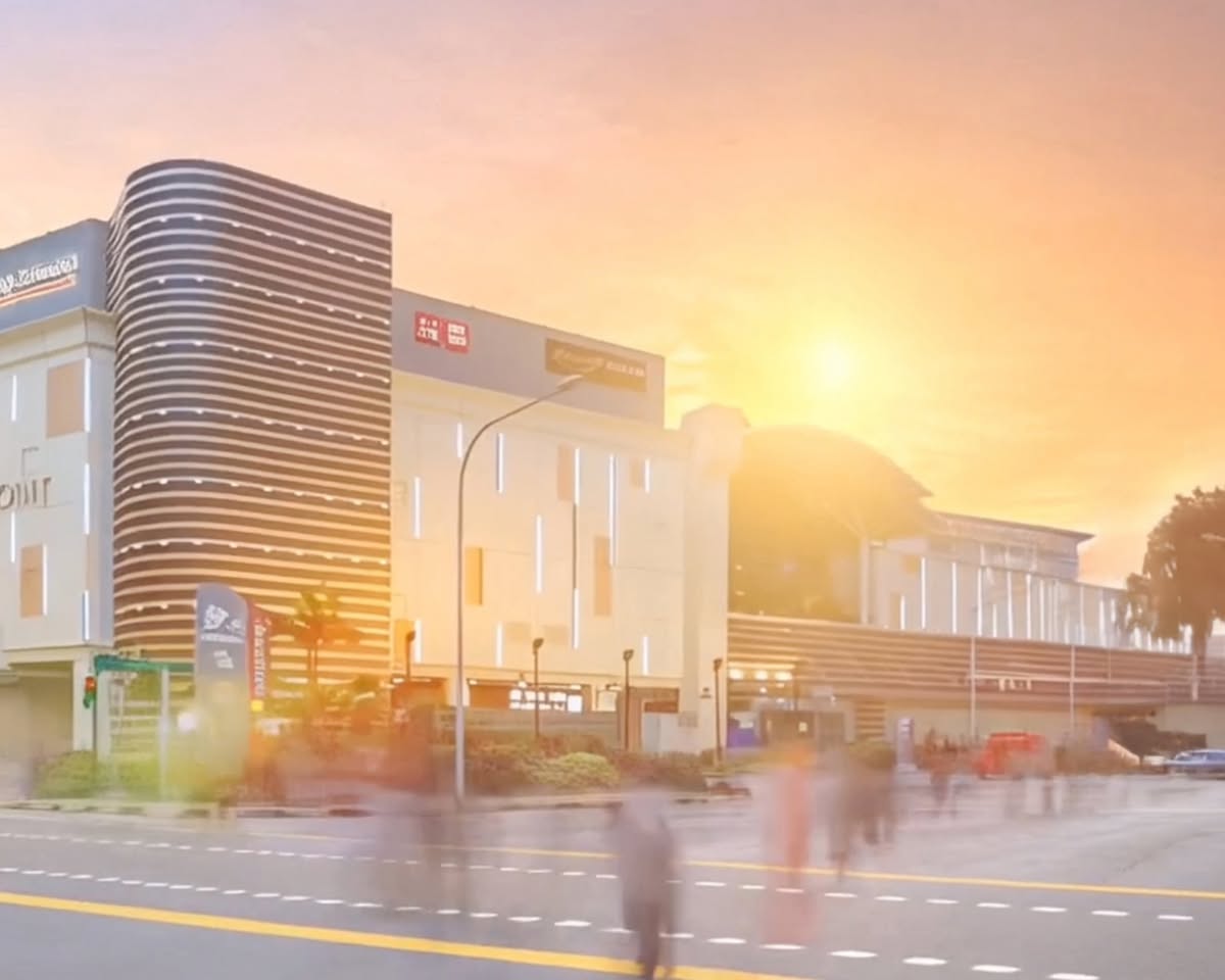 Jurong Point's enduring facade over a decade
