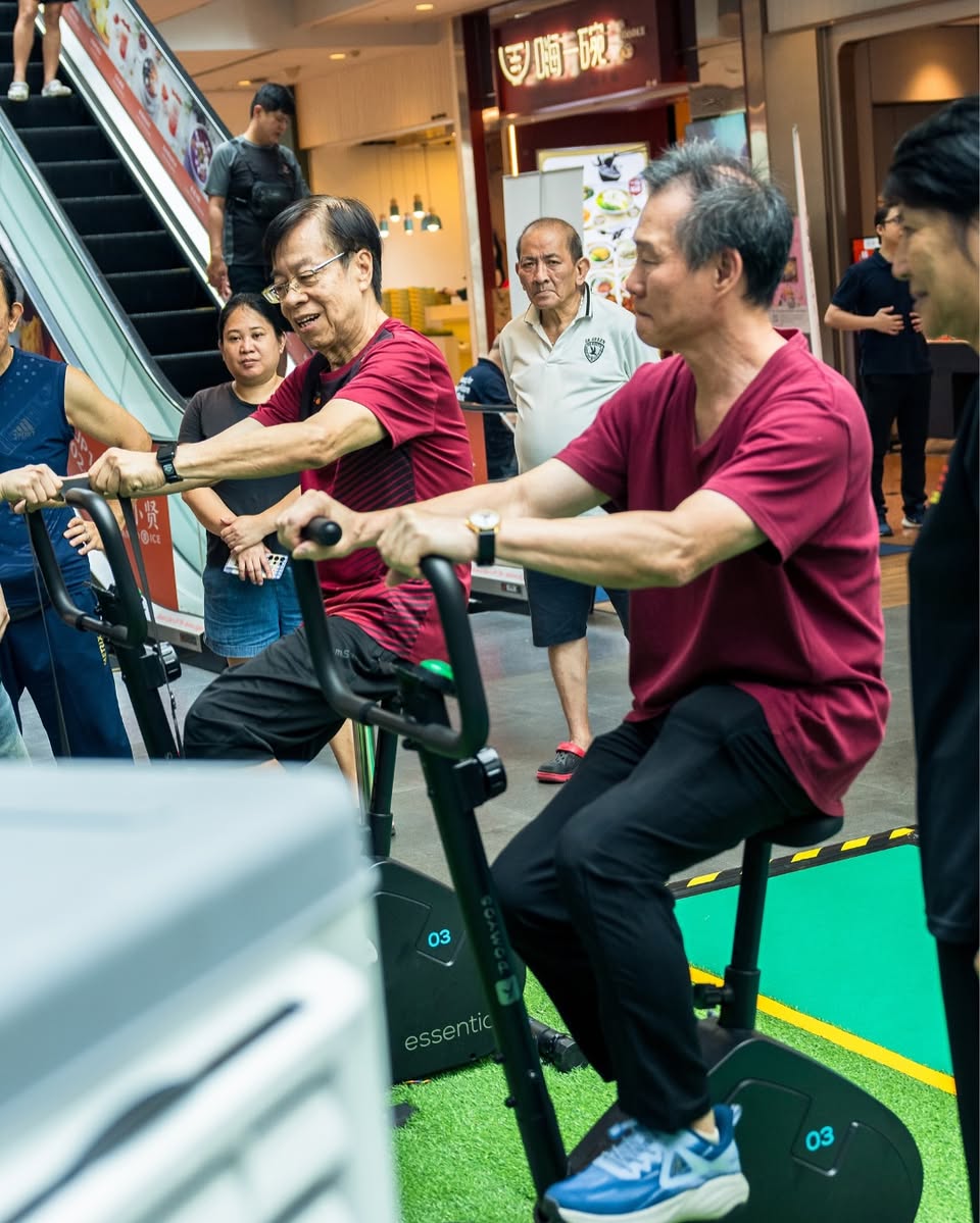 Community gathering at Jurong Point