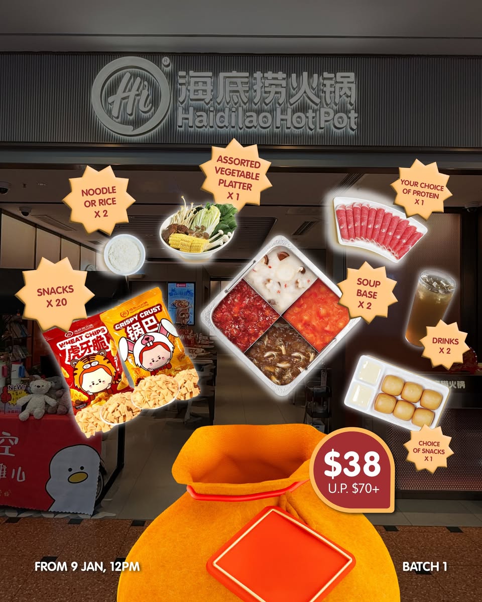 Shoppers exploring Chinese New Year promotions